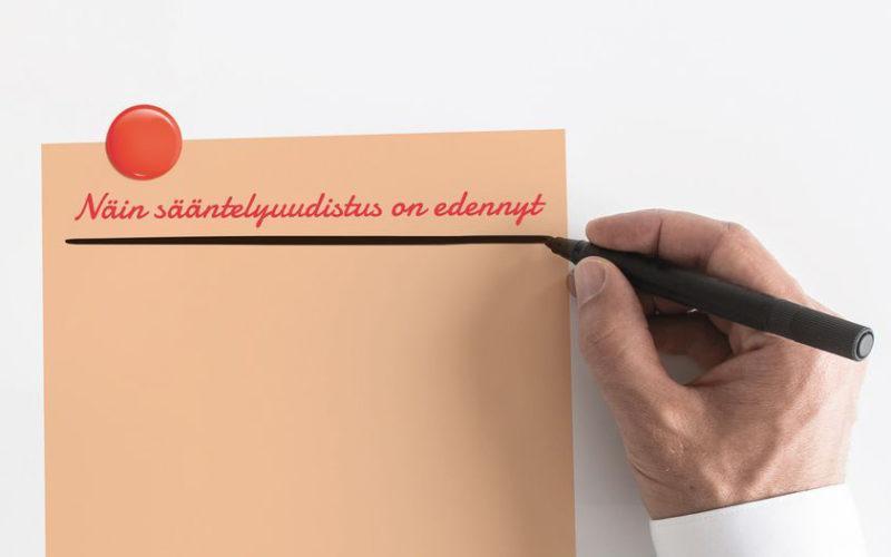 Image for Sääntelyuudistus loppusuoralla