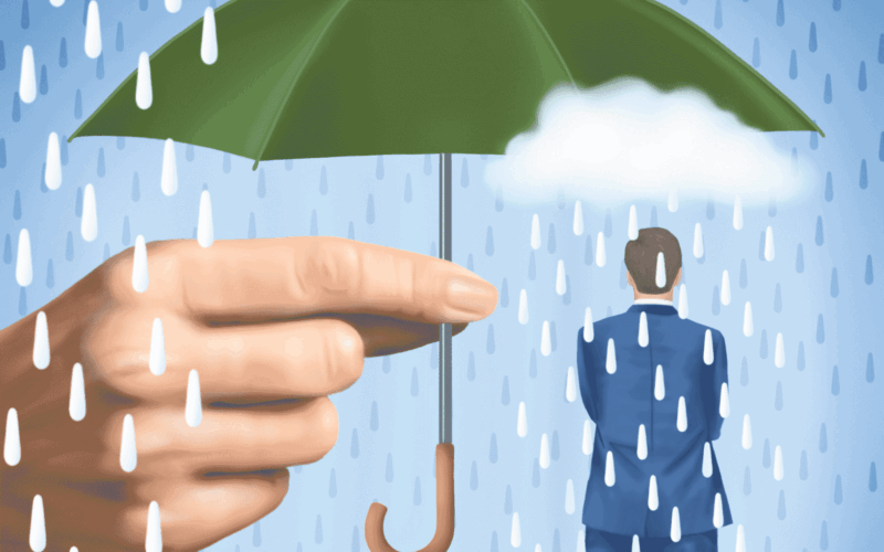 Image for Suojaako vakuutus sadesäällä?